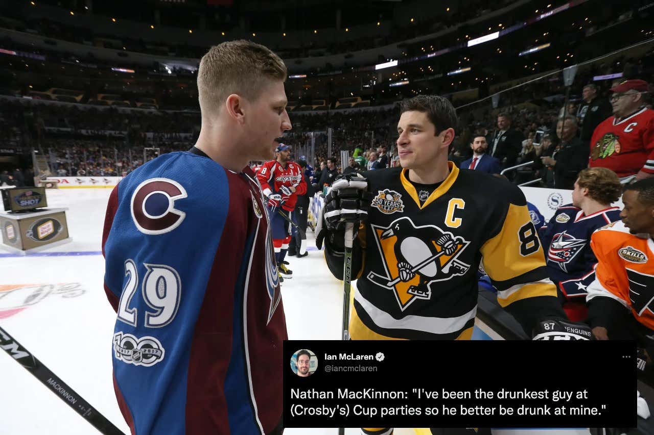 Sidney Crosby Is A Terrible Friend If He Doesn't Get Completely Hammered At Nathan MacKinnon's Stanley Cup Party