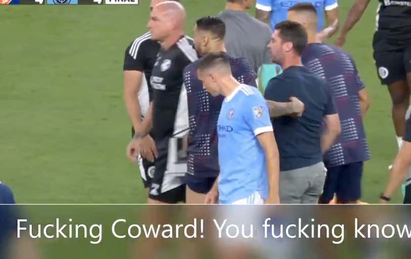 Nothing But Love For FC Cincinnati's Coach For Going After An Assistant Ref And Apparently Calling Him A 'Fucking Coward'