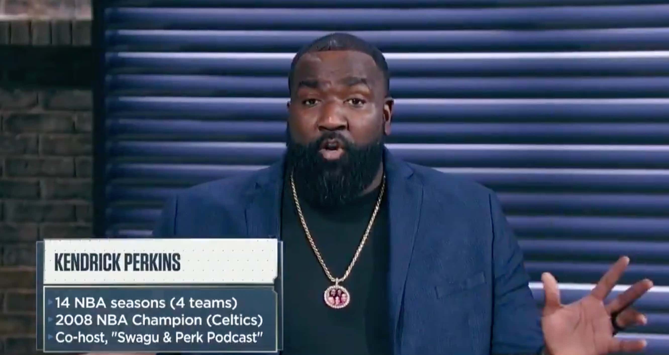 Kendrick Perkins Crediting Kevin Durant For Being Loyal To The Nets While He Demands a Trade is a Hilarious Take