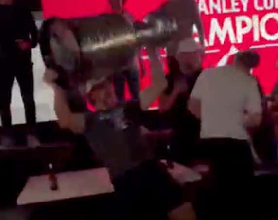 Kurtis MacDermid Found Out The Hard Way That The Stanley Cup Gets Significantly Heavier After You've Been Boozing Out Of It For 72 Straight Hours