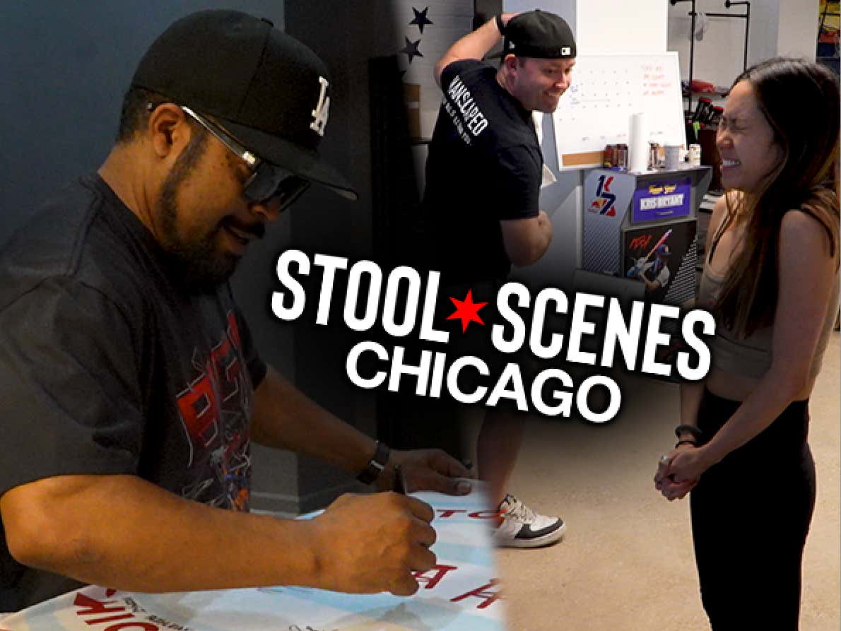 NWA's ICE CUBE Swings Into The Barstool Chicago Office Episode 25 Of