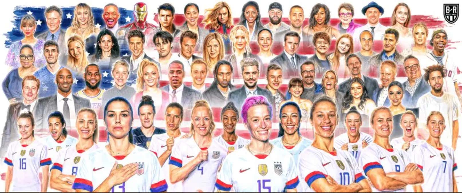 Women's Soccer Celebrity Picture Deep Dive