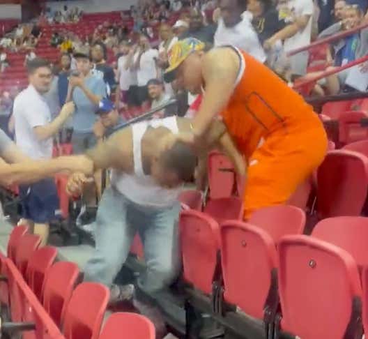 You Truly Have To Be A Gigantic Asshole To Get Into A Fight In The Stands At NBA Summer League
