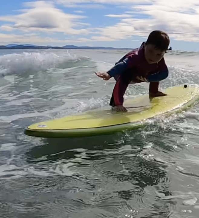 Nobody Has More Weekend Energy Than This Little Fella Who Just Wants To Catch Some More Waves