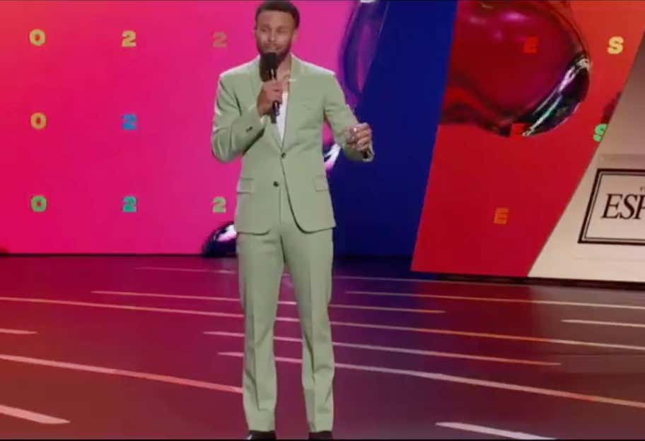 Steph Curry Will Not Stop Terrorizing The Celtics, This Time He's Dragging Them At The ESPYs