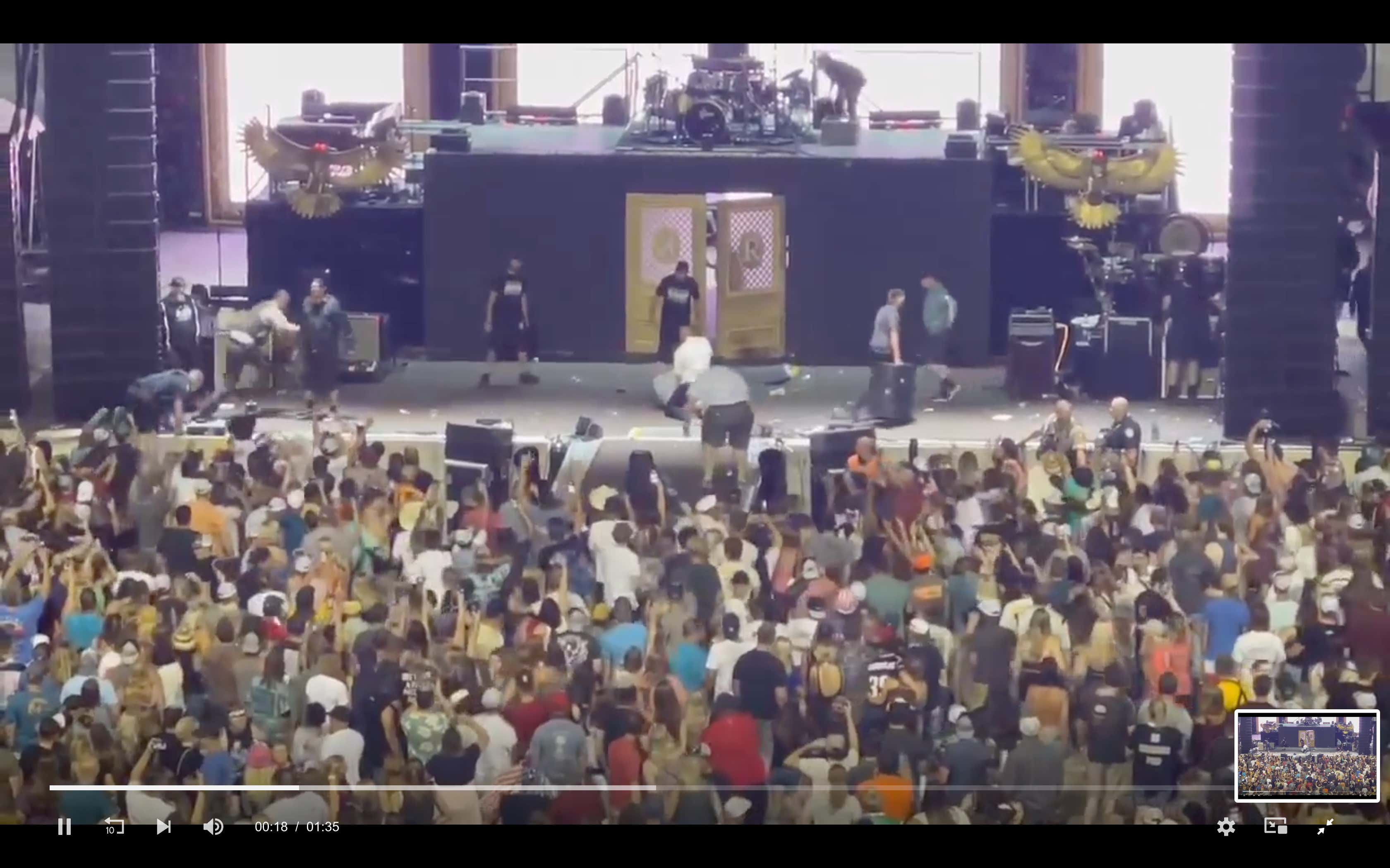 Hell Broke Loose At A Kid Rock Concert In North Dakota After He Had To Cancel It Due To A Wind Storm