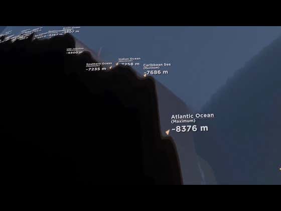WATCH: This Video Shows You How Deep The Ocean Is And It'll Completely Fuck You Up