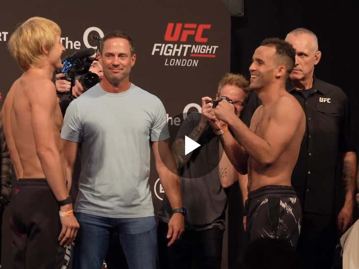 Behind The Scenes From Fight Week in London Barstool Sports