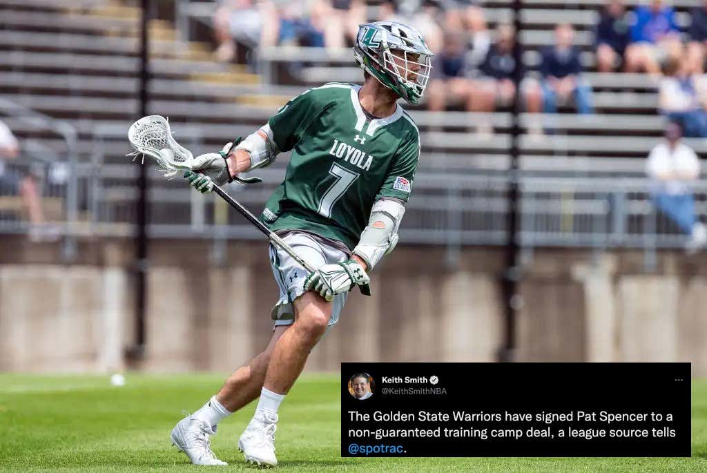 The Key To Golden State Keeping Their Dynasty Window Alive Is Signing Former Lacrosse Player Pat Spencer