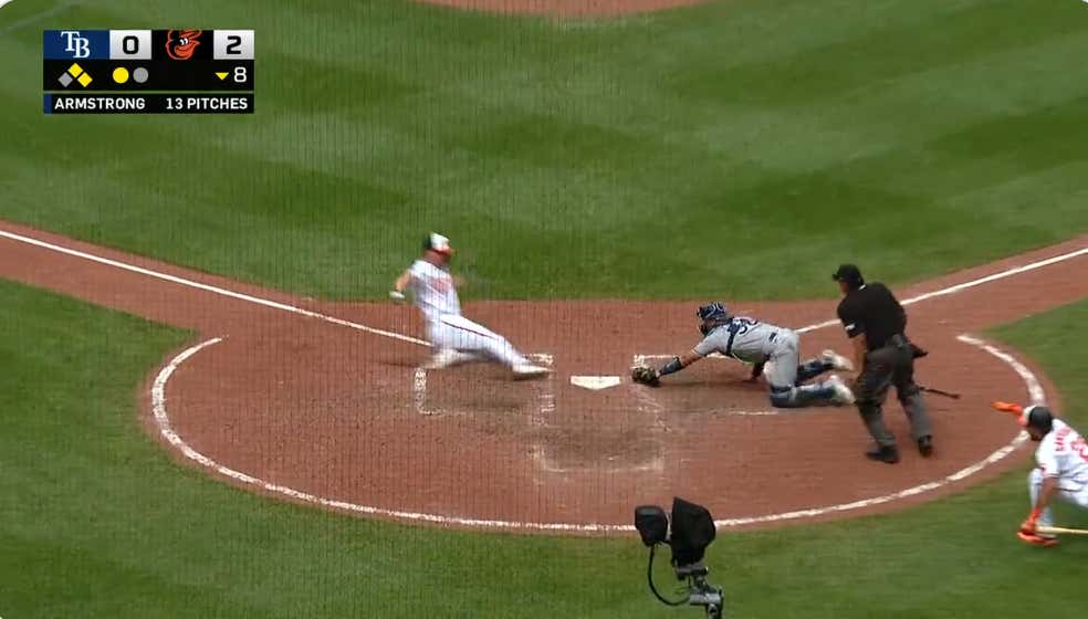 In What Could Be His Last At-Bat At Home As A Member Of The Orioles, Trey Mancini Hits An Inside-The-Park Home Run