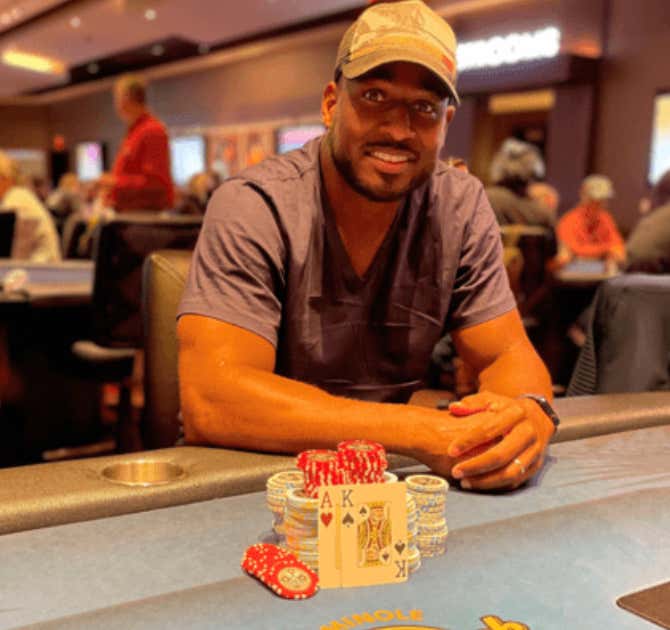 Cadillac Williams Continues To Run Good, But This Time He's Winning Poker Tournaments