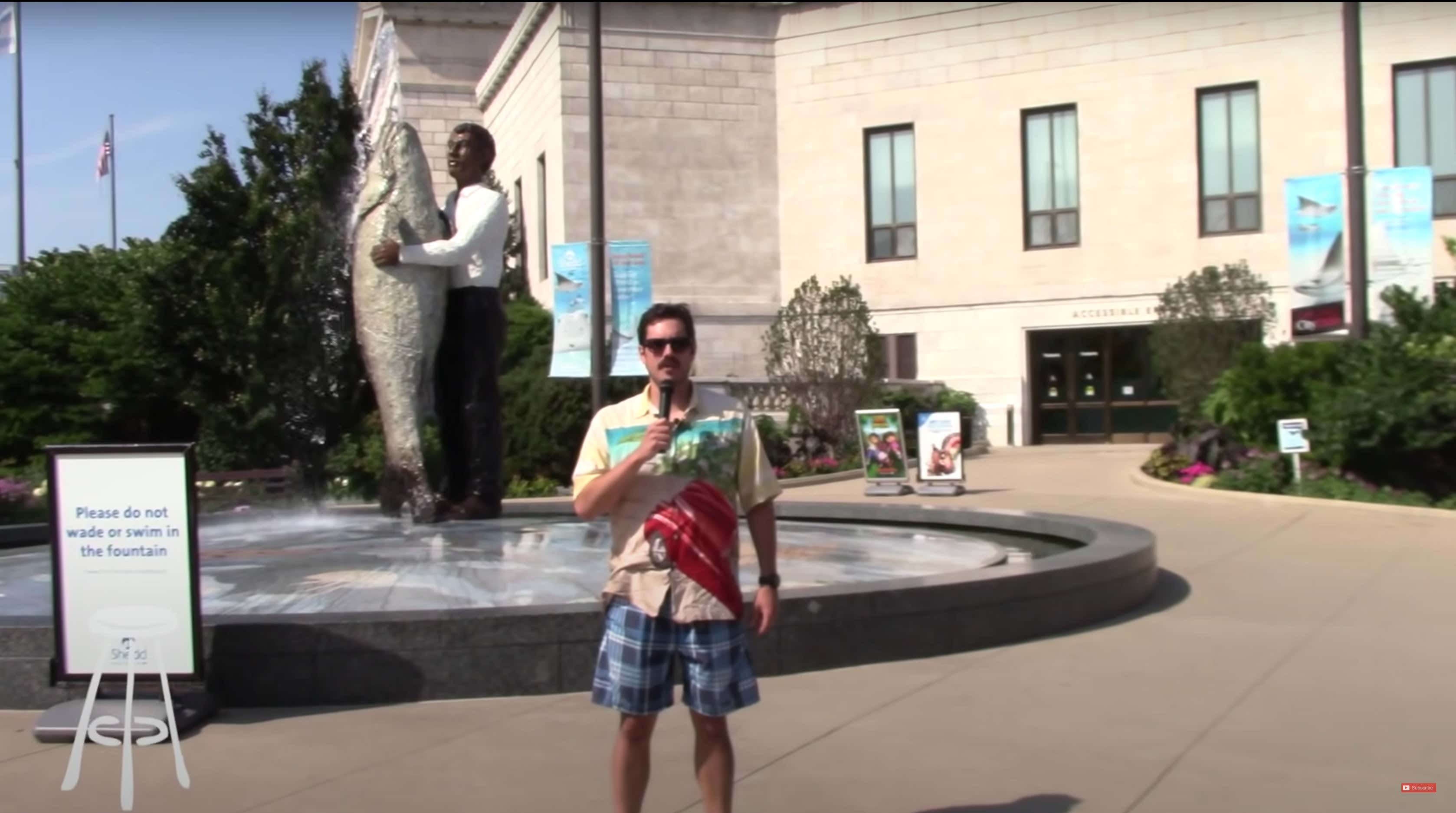 10 Years Ago Today I Filmed The Aquatic Masterpiece, "Big Cat Visits The Shedd Aquarium"