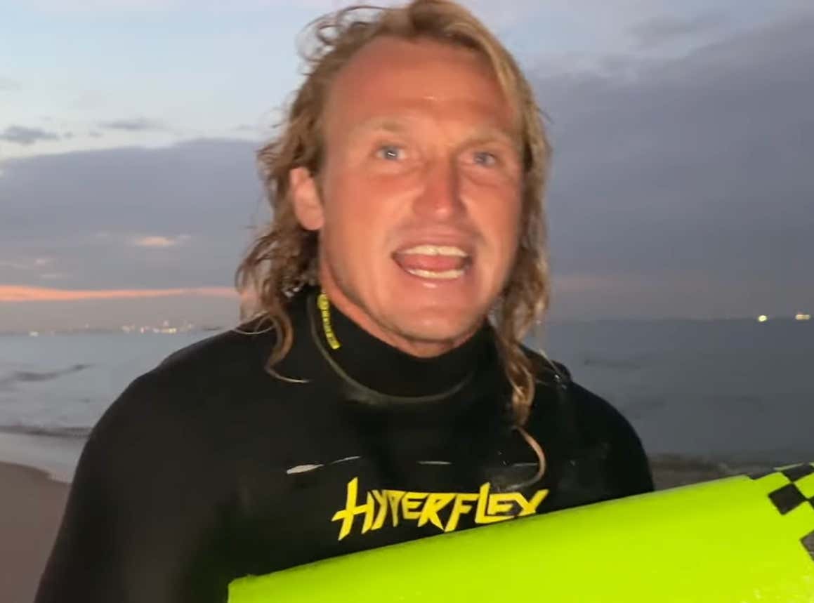 Video Surfer Ben Gravy Catches Waves At All 43 New Jersey Beach Towns