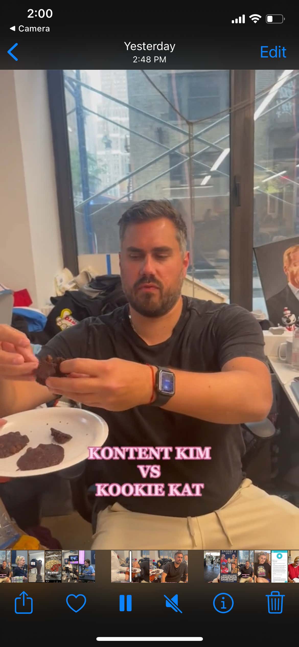 Big Cat Crumbles Up My Cookie!