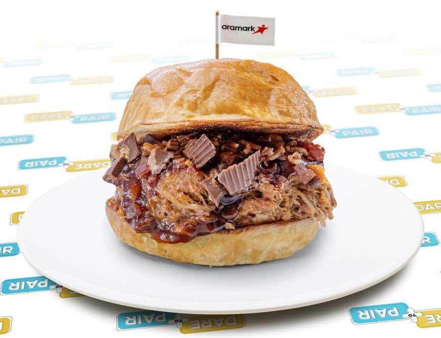 Putting Reese's Peanut Butter Cups On A Pulled Pork Sandwich Will Alter Society Forever, For Better Or Worse