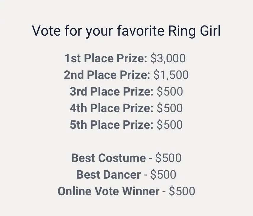 Rough N' Rowdy Ring Girl Of The Day DevAnn Barstool Sports