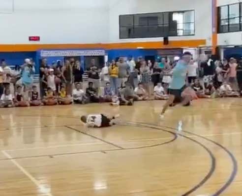 Tyler Herro Basically Lived Out The 'Fuck Them Kids' Meme After Snapping Some Kid's Ankles With A Crossover During Camp