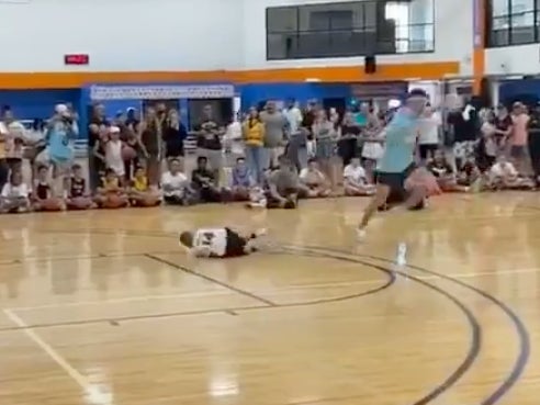 Tyler Herro Basically Lived Out The 'Fuck Them Kids' Meme After Snapping Some Kid's Ankles With A Crossover During Camp