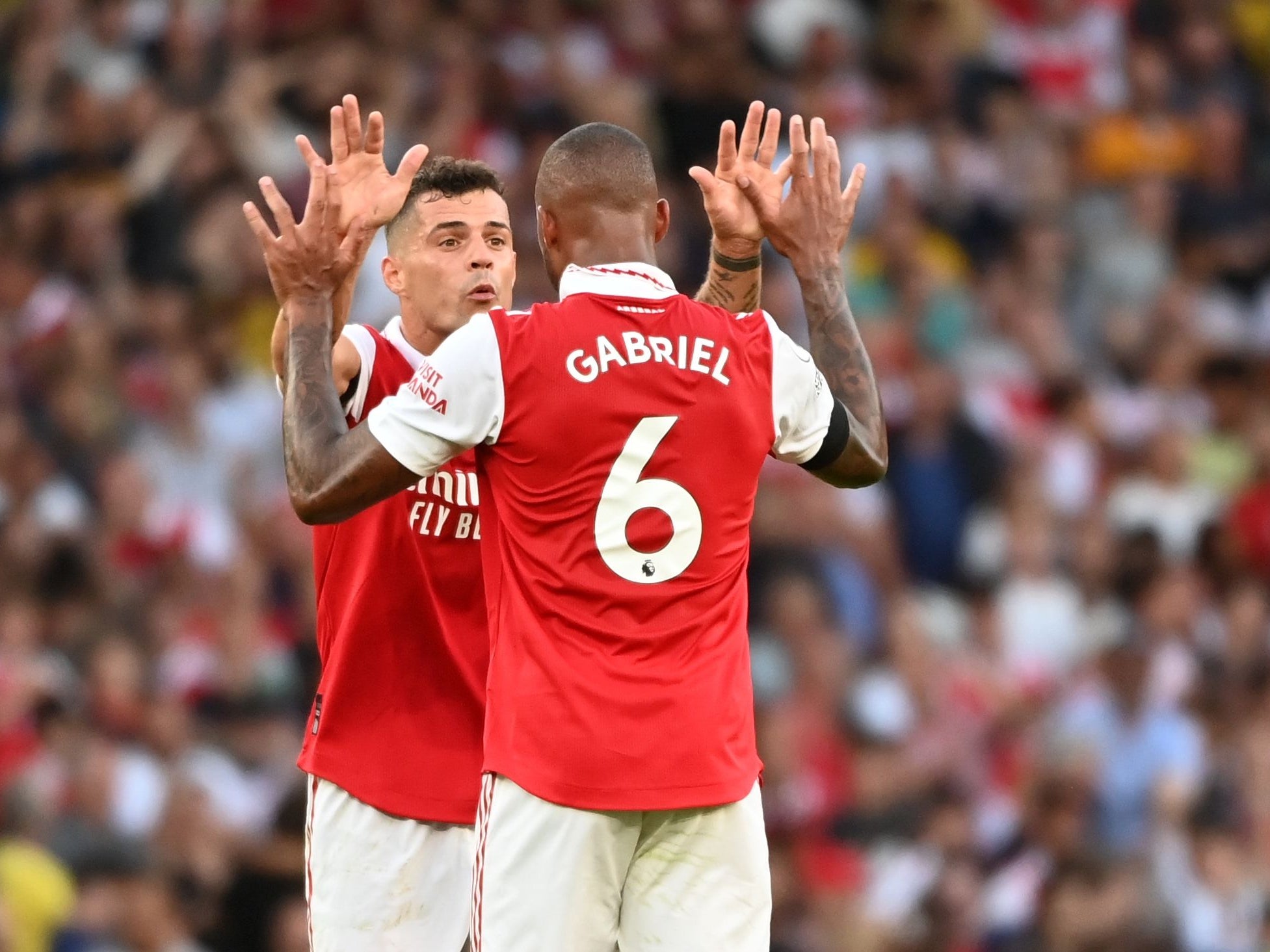 Gabriel Makes Right With A Late Goal As Arsenal Extend Their Winning Start