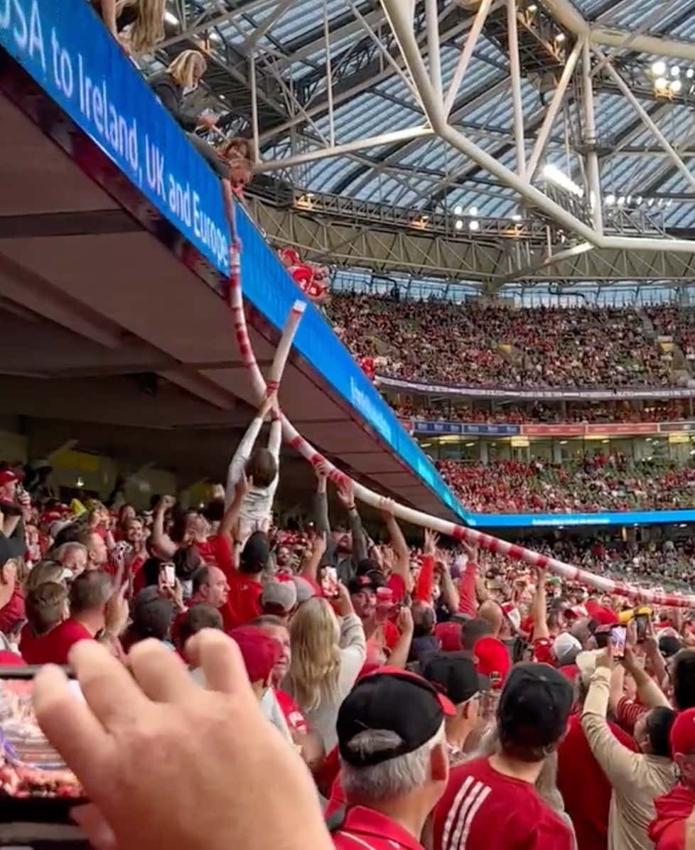 VIDEO: Free Beer Inspires Fans To Build A God-Tier Snake Cup At The Nebraska-Northwestern Game