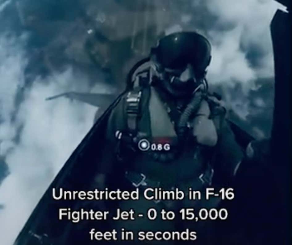 Wild Video Of A Fighter Jet Absolutely Ripping To 15,000 Feet In Less Than 20 Seconds