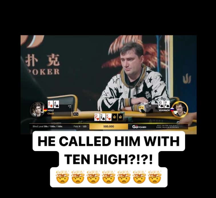 Making A Hero Call With TEN HIGH With Hundreds Of Thousands Of Dollars On The Line Is So Cool