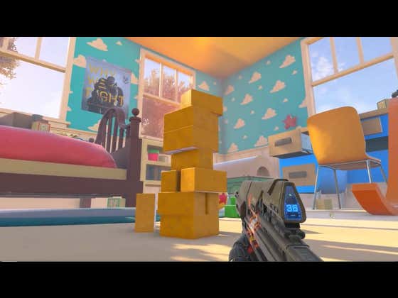 Someone Recreated Andy's Bedroom From Toy Store In Halo Infinite's Forge Mode And It Is Incredible