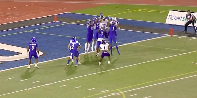 Holy Cross Connects On A Miraculous Hail Mary To Knock Off Buffalo As Times Expires!!