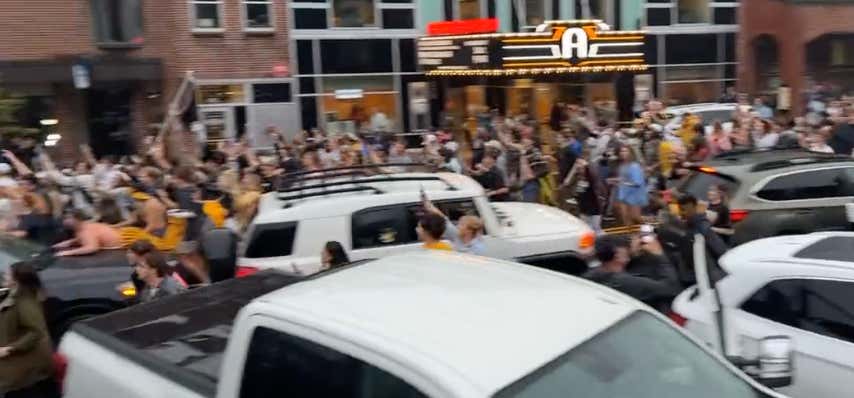 App State Students Absolutely Lost Their Minds in the Streets of Boone, NC After Upsetting Texas A&M