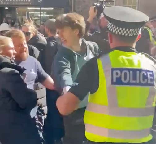 Watch: Guy Gets Ripped From Crowd At Queen's Funeral Procession For Screaming In Prince Andrew's Face