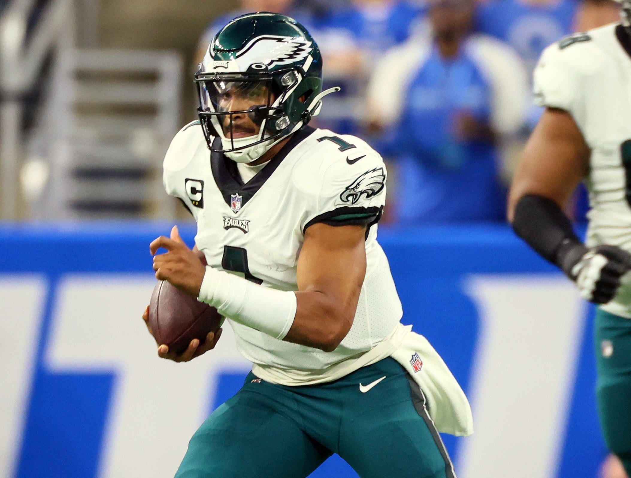 FYI: Jalen Hurts Is The First QB In NFL HISTORY To Throw For Over 4K And Rush For Over 1K Yards In Their First 20 Starts