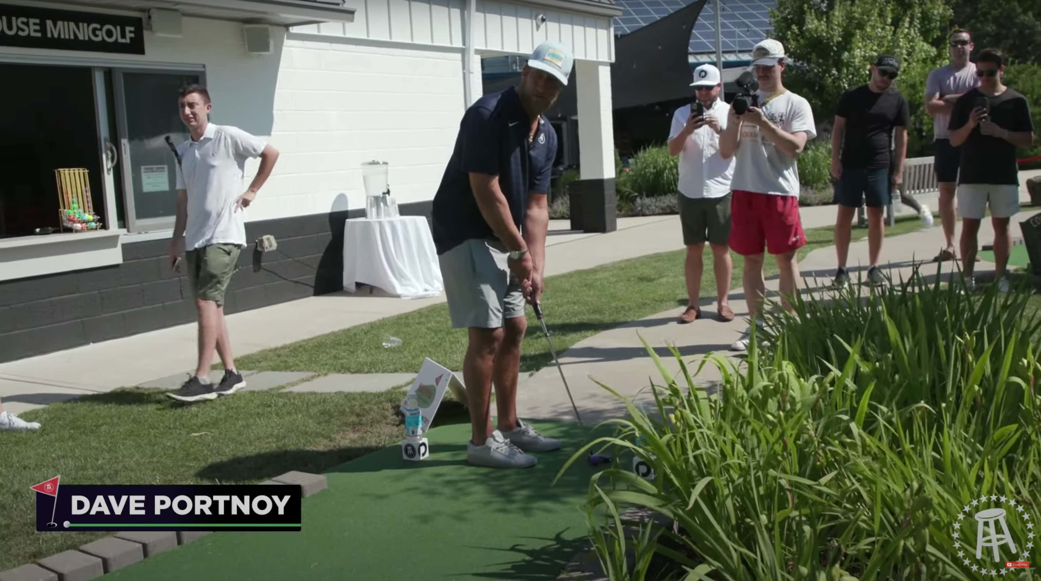 Dave Portnoy Is In Danger Of Missing The Cut At The Inaugural Barstool Mini Golf Invitational