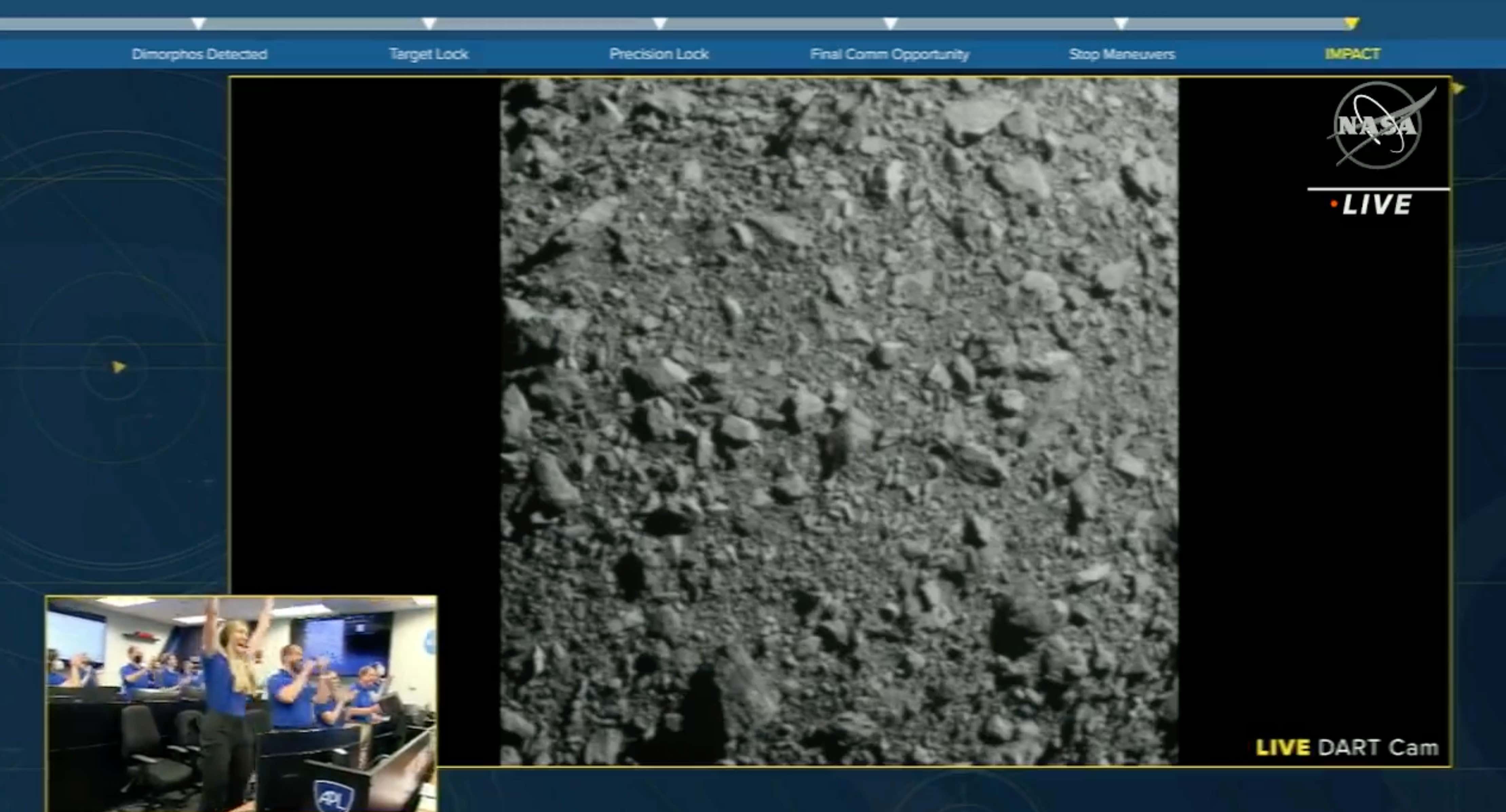 Yeah Science! NASA Smashed A Spacecraft Into An Asteroid To Test How We Can Defend Against Objects That Could Crash On Earth And We Got Some Electric Celebrations