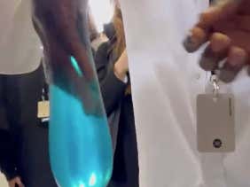 Designers Are Now Shoving Models' Hands Into Filled Water Balloons And Using Them As Gloves During Fashion Shows