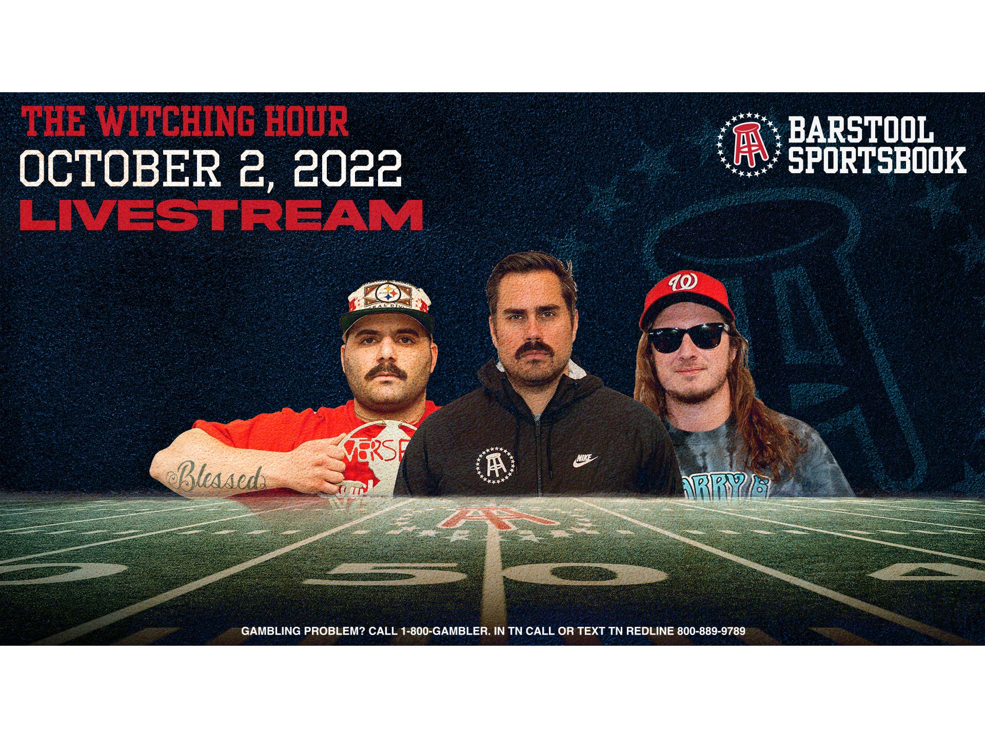 Live from the Gambling Cave for some NFL Witching Hour action