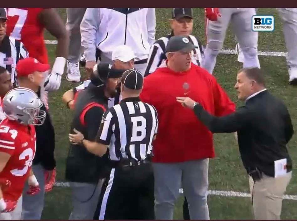 Ohio State Has Named Their Punter That Started The Ryan Day vs. Greg Schiano Fight As The Player Of The Game