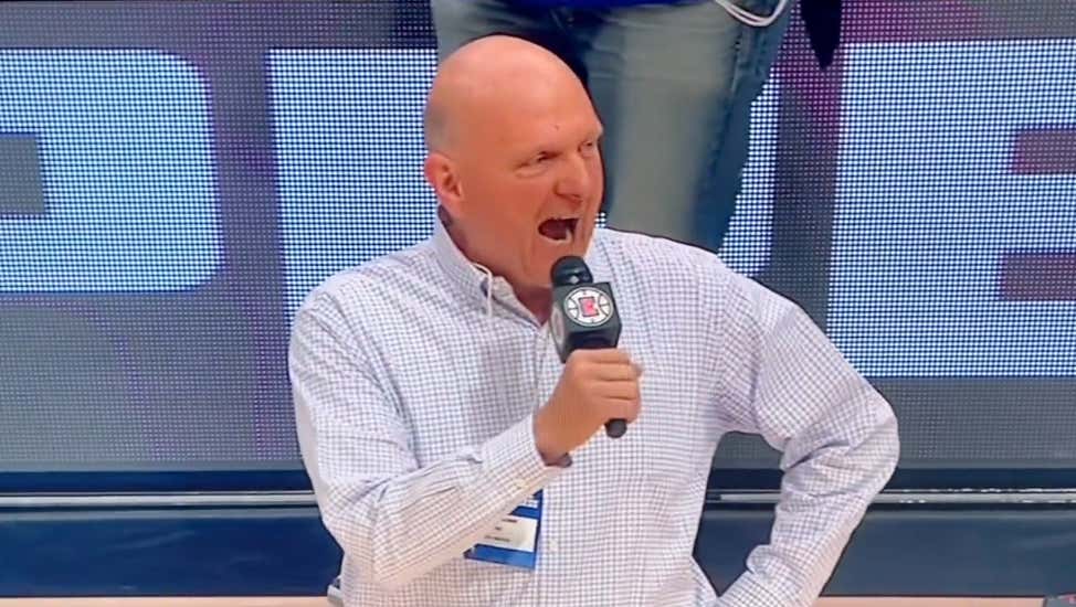 Steve Ballmer Giving A Vintage Pump Up Speech In Seattle Was Yet Another Example Of Why He's One Of The Best Owners In Sports