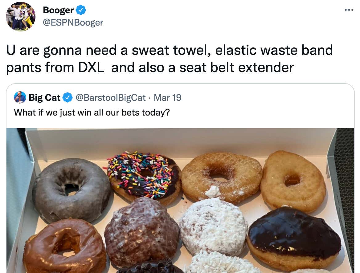 Booger McFarland Will Not Stop Making Fun Of Big Cat's Weight