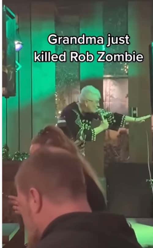 Rate This Grandma's Killer Rendition Of Rob Zombie's "Dragula"