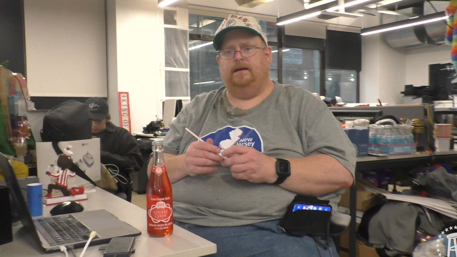 Tank's Taste Test Johnnie Ryan Cherry Soda