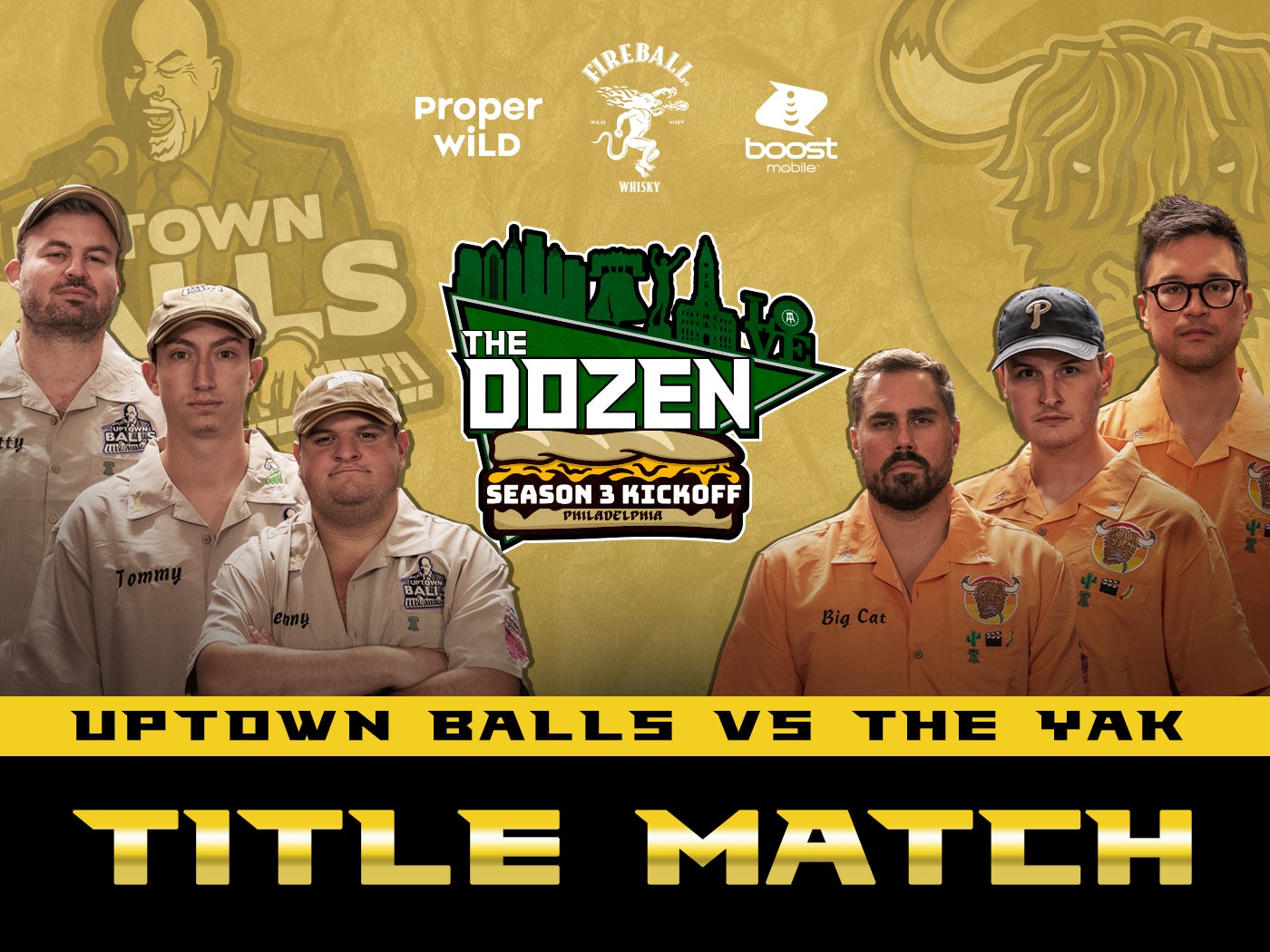 Bad Boys vs. Defending Champs With Wild Crowd (The Dozen Season 3 Kickoff from Philly, Championship)