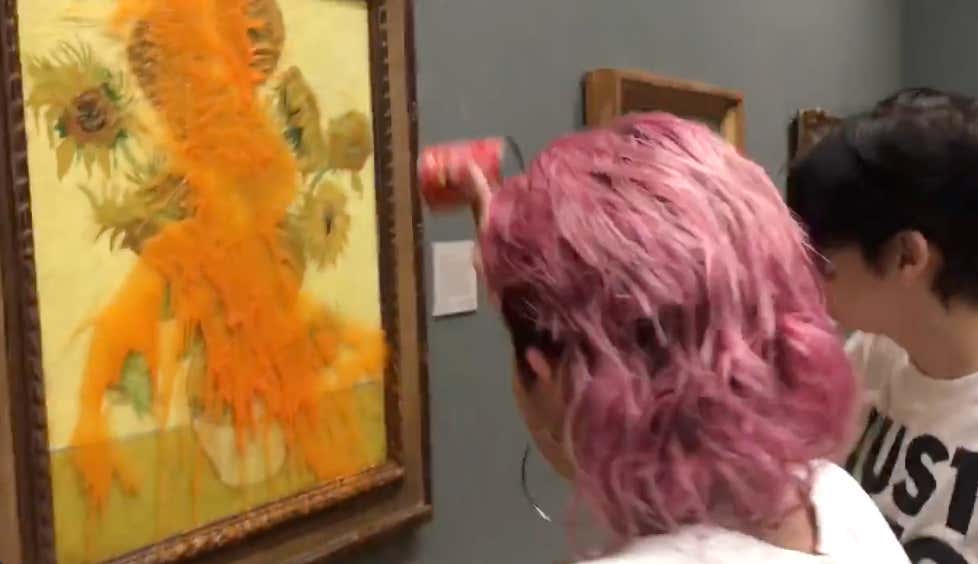 Who Cares About Some Van Gogh Painting? That Was A Criminal Waste Of Perfectly Delicious Tomato Soup