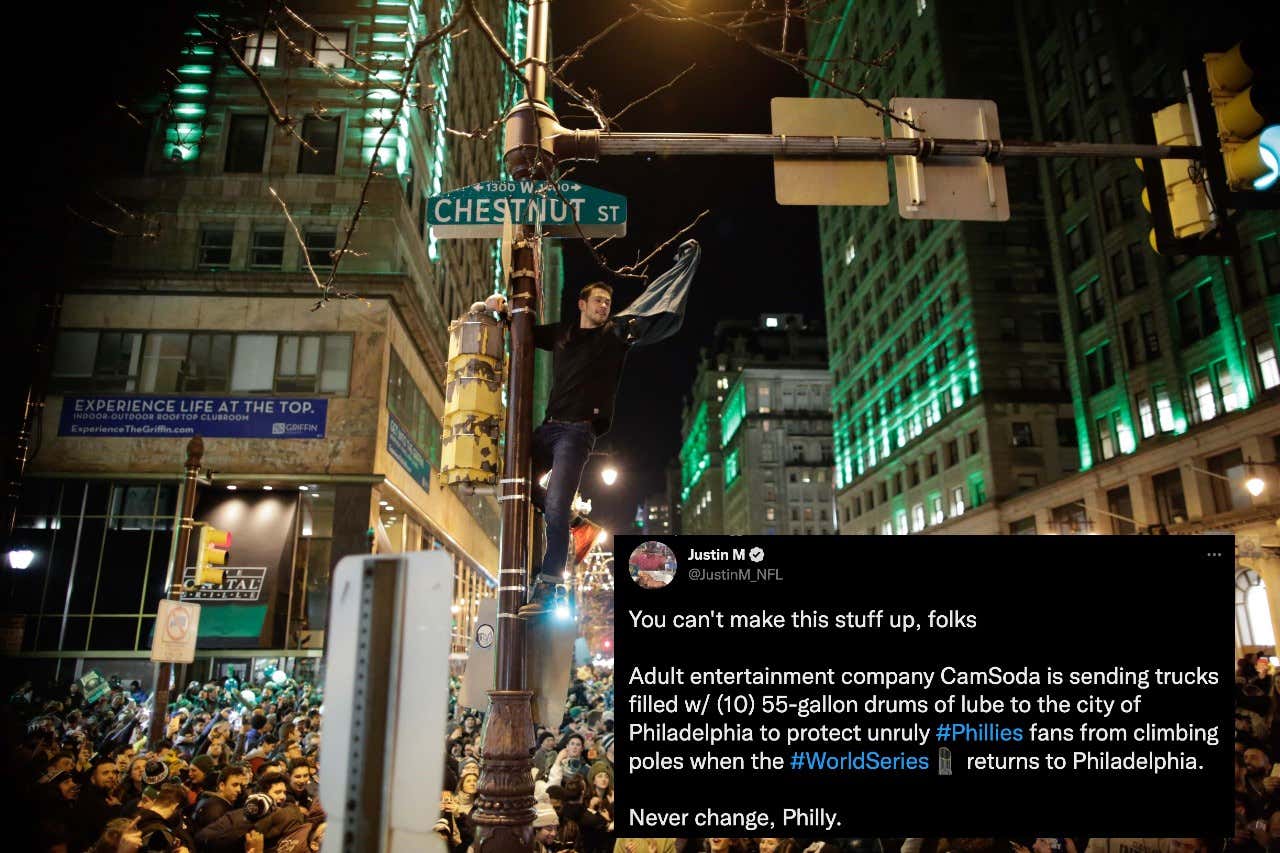 An Adult Site Is Sending 550 Gallons(!!!) Of Lube To Philadelphia To Help Grease Up The Poles