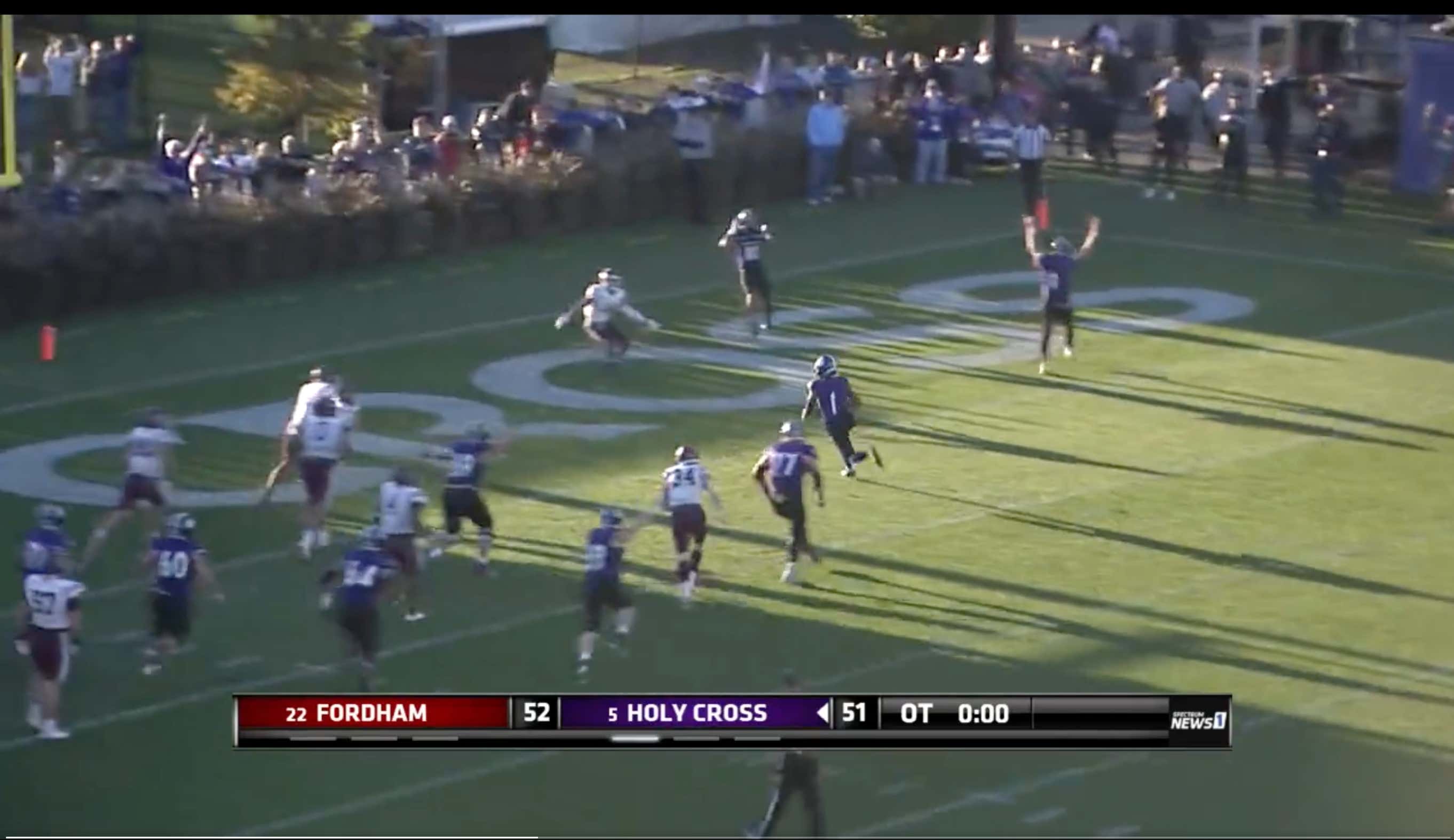 Holy Cross Used The Philly Special To Beat Fordham In An OT Thriller That Some People Are Calling The Game Of The Year