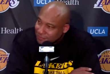 Darvin Ham's Emotional Soliloquy About Russell Westbrook After The Lakers' 1st Win Is Either Sad, Inspiring Or Downright Hilarious