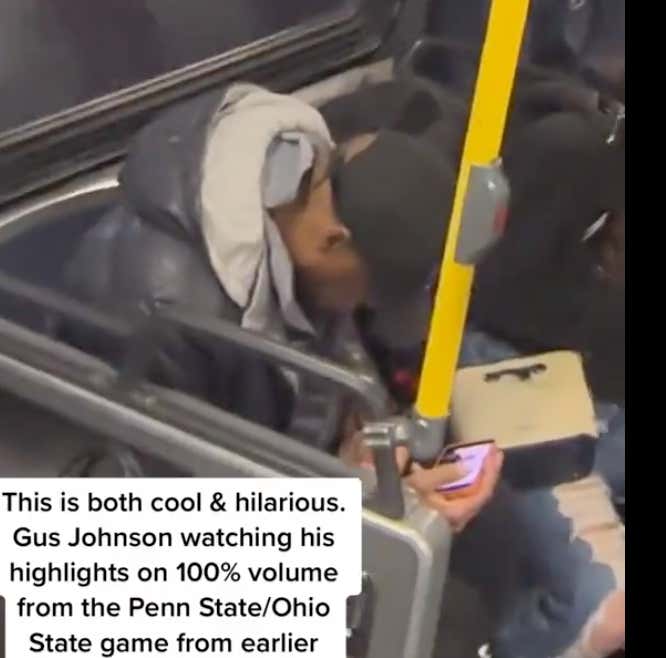Gus Johnson Is One Of Two People Who Are Allowed To Watch Their Own Calls Without Headphones On Public Transportation