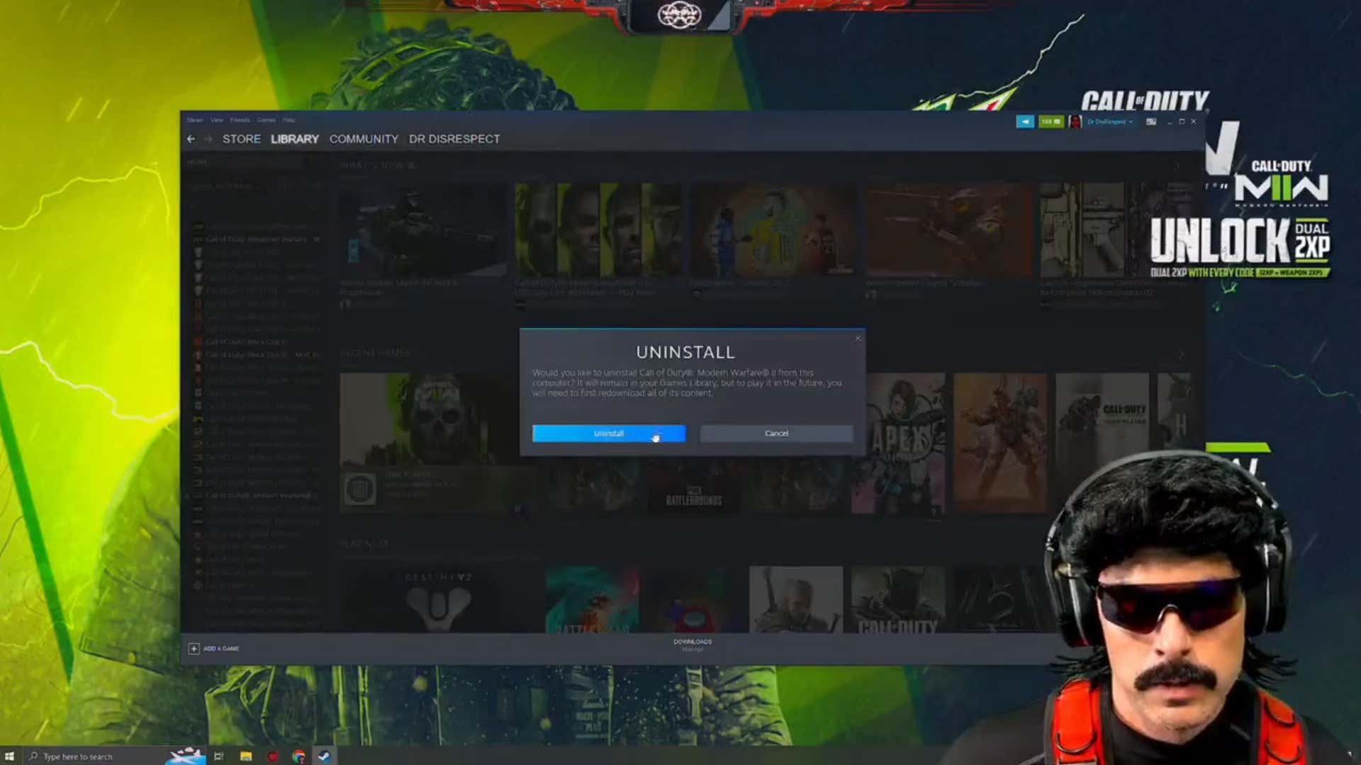 3 Days. That's How Long It Took Before Dr Disrespect Uninstalled Call of Duty Modern Warfare 2