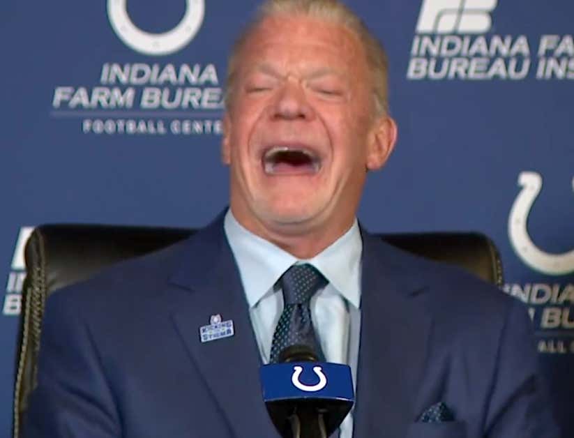The 96 Second Supercut Of Jim Irsay's Craziest Quotes From Jeff Saturday's Introductory Press Conference Is The Best NFL Video Of The Season