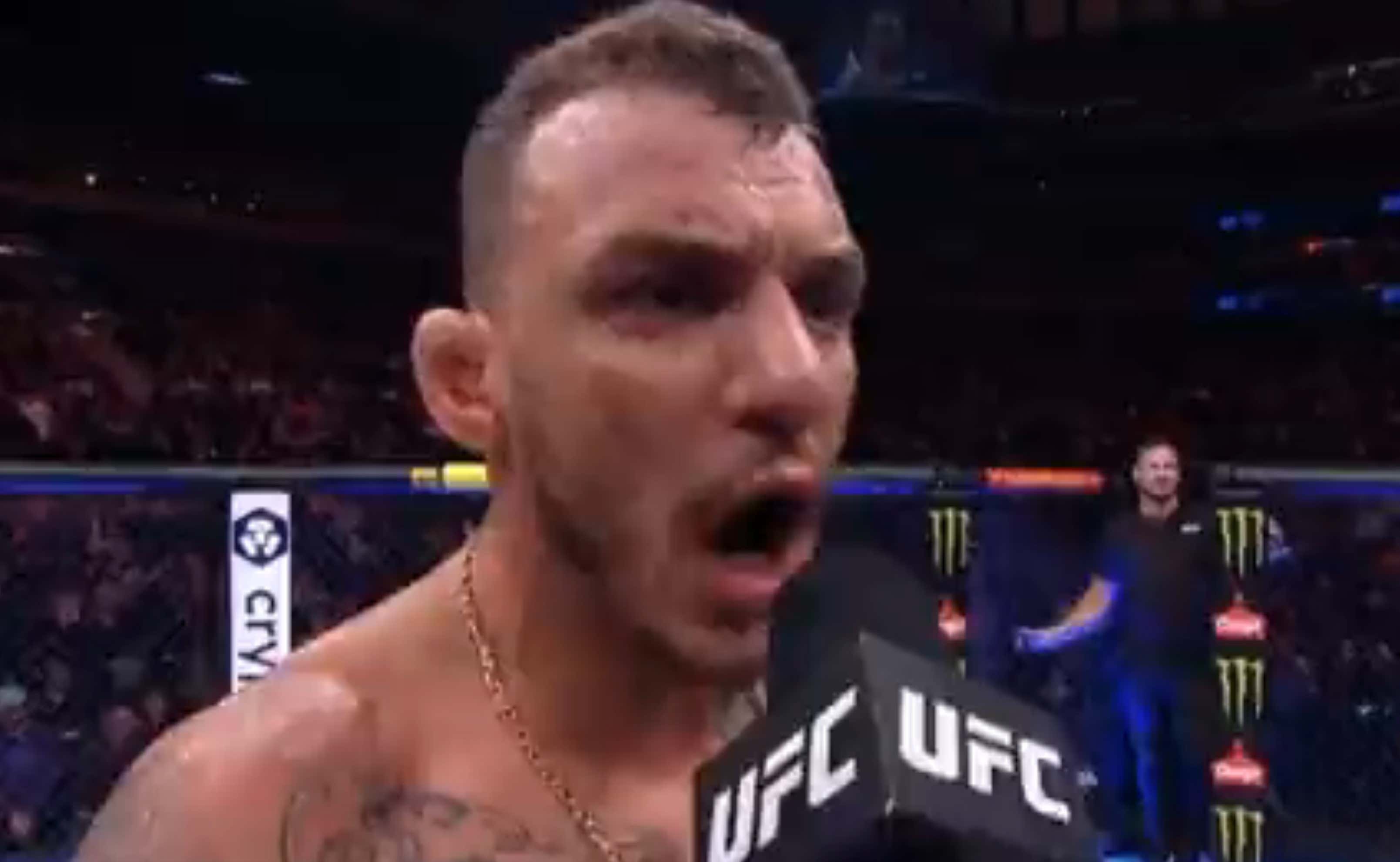 This Is An ALL TIME Post-Fight Speech By Renato Moicano