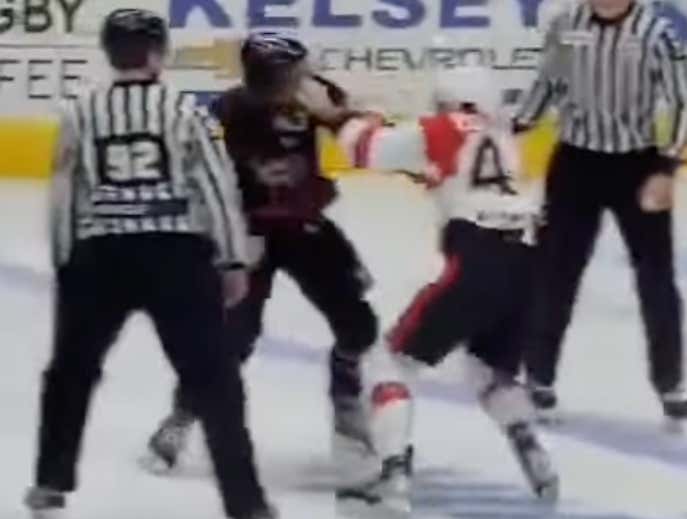 The Double Knockout Is One Of The Most Beautiful* Sights In Hockey